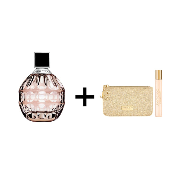 Jimmy Choo Perfume Original Eau EDP para Mujer + Gratis Set Monedero y Perfume de Viaje