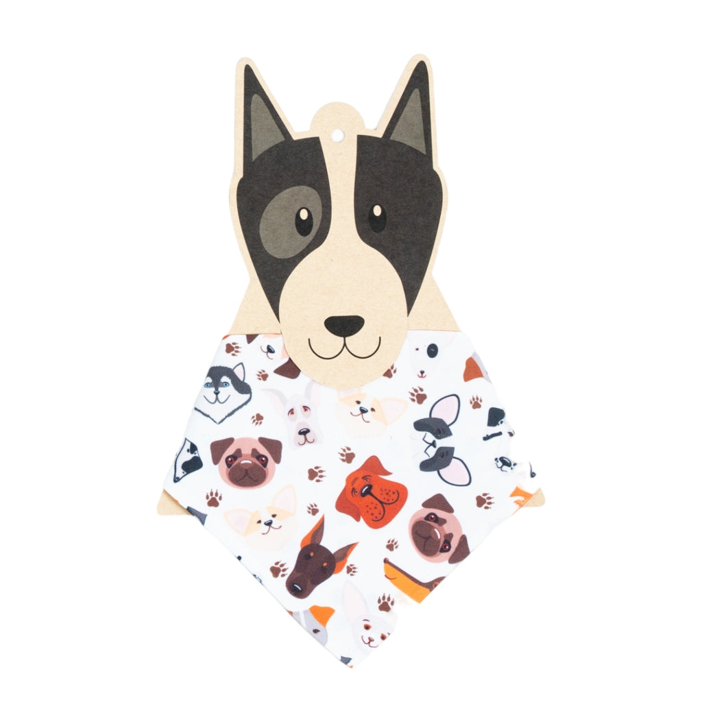 Kmood Bandana para Mascota Mediana Dog Face