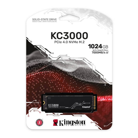 Kingston Unidad de Estado Sólido KC3000, 1024 GB