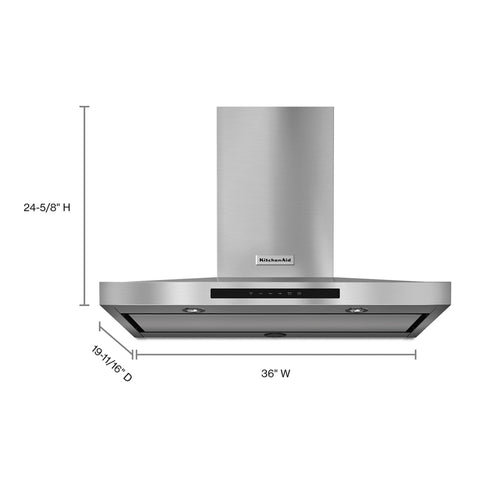 KitchenAid Extractor de Grasa 36" (KVWB606DSS)