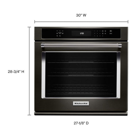 KitchenAid Horno Empotrable Eléctrico 30" Acero Inoxidable (KOSE500EBS)