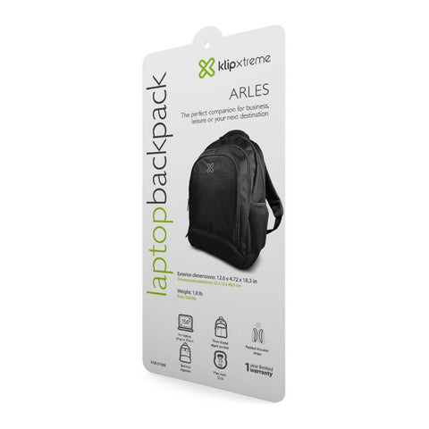 Klip Xtreme Mochila para Laptop 15.6" Arles, KNB-576