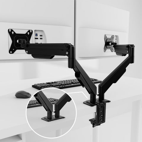 Klip Xtreme Soporte de Mesa Doble para Monitores de 13" a 32" (KMM-410)