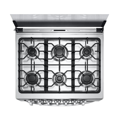 LG Cocina de Gas 30" 6 Quemadores, LRGZ5253S