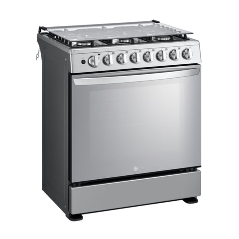 LG Cocina de Gas 30" 6 Quemadores, LRGZ5255S