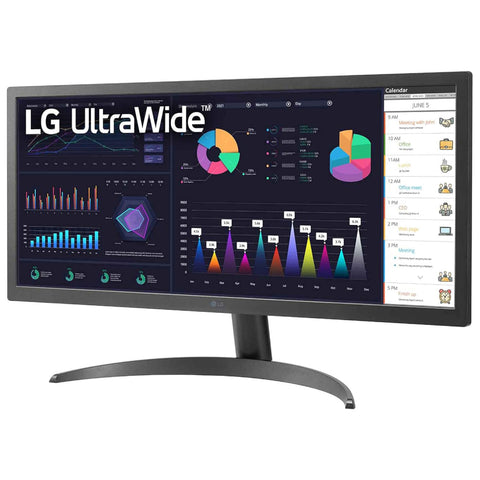 LG Monitor 26" Ultra Wide FHD Slim, 26WQ500-B