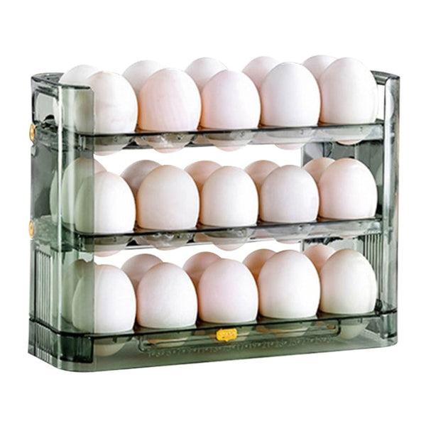 La Gotera Soporte Dispensador de Huevos para Refrigeradora, 3 Niveles