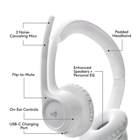 Logitech Audífonos Inalámbricos de Diadema Zone 300