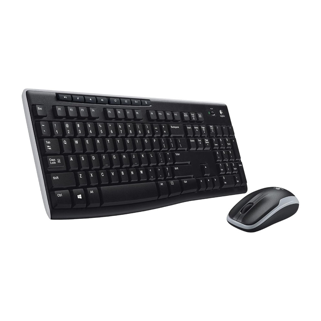 Logitech Kit Teclado Inalámbrico y Mouse MK270, Inglés