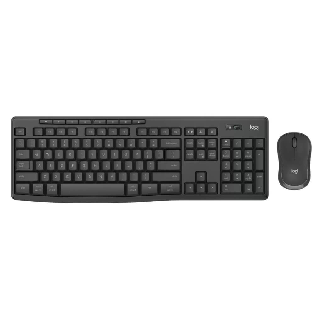 Logitech Kit de Teclado y Mouse Inalámbrico MK370 en Español, 2 Piezas