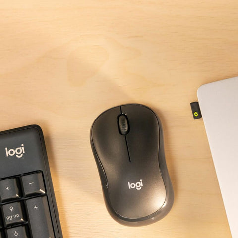 Logitech Kit de Teclado y Mouse Inalámbrico MK370 en Inglés, 2 Piezas