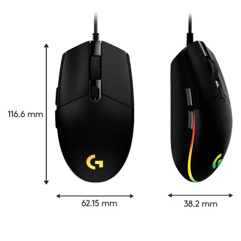 Logitech Mouse Alámbrico Gaming Lightsync, G203