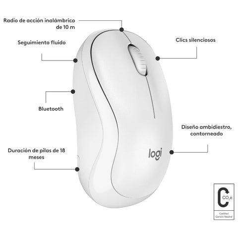 Logitech Mouse Inalámbrico M240 Silent