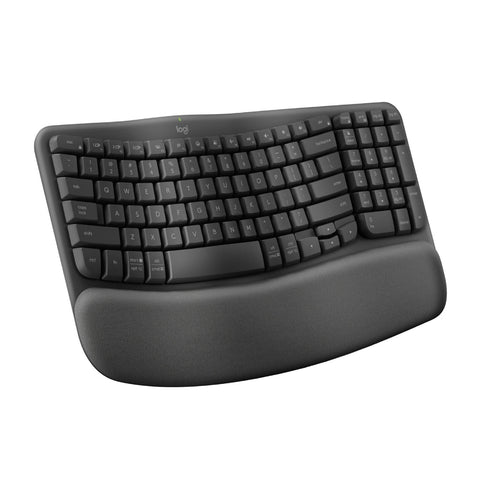 Logitech Teclado Inalámbrico Ergonómico Wave Keys en Inglés (920-011898)