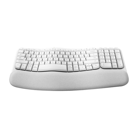 Logitech Teclado Inalámbrico Ergonómico Wave Keys en Ingles (920-012275)