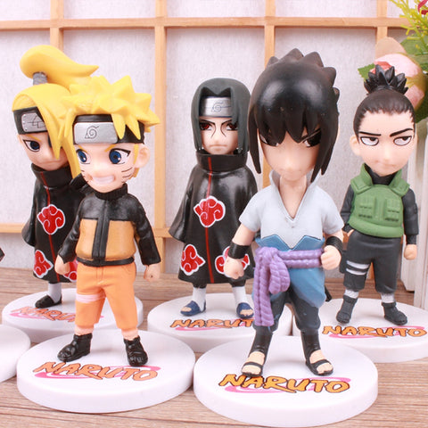 Tinkel Set Figuras Naruto Shippuden, 6 Piezas