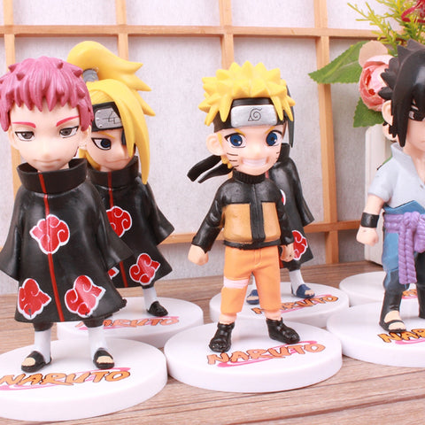 Tinkel Set Figuras Naruto Shippuden, 6 Piezas