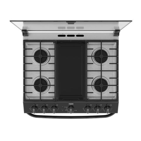 Mabe Cocina de Gas 30" 6 Quemadores , EMH7602JBS0