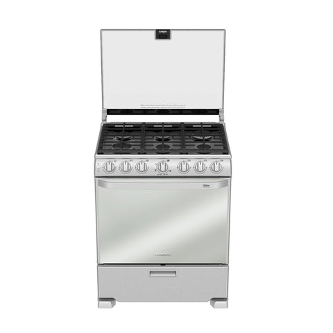 Mabe Cocina de Gas 30" 6 Quemadores, DEM7673CFIX2