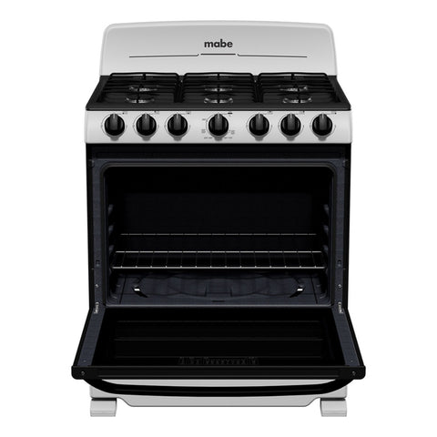 Mabe Cocina de Gas 30" 6 Quemadores, EM7622BAPS2