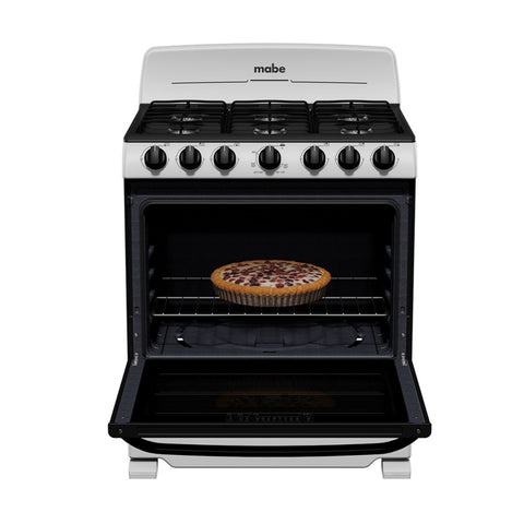 Mabe Cocina de Gas 30" 6 Quemadores, EM7622BAPS2