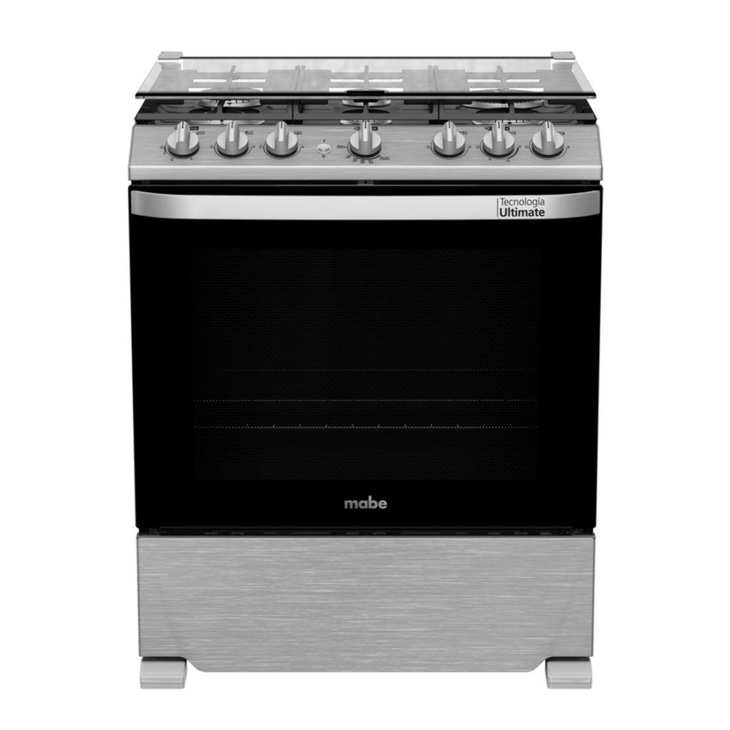 Mabe Cocina de Gas 6 Quemadores 30" (EMH7612DTSS0)