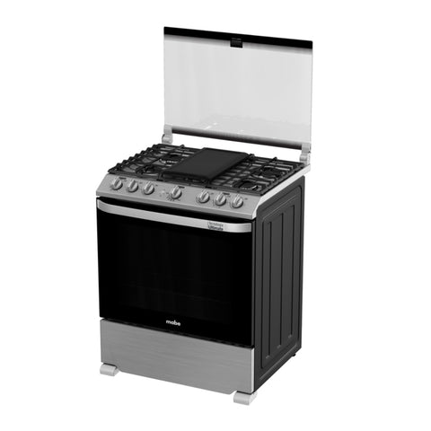 Mabe Cocina de Gas 6 Quemadores 30" (EMH7612DTSS0)