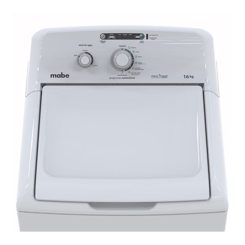 Mabe Lavadora Automática 16 Kg, Blanca (LMA76102CBAB0)