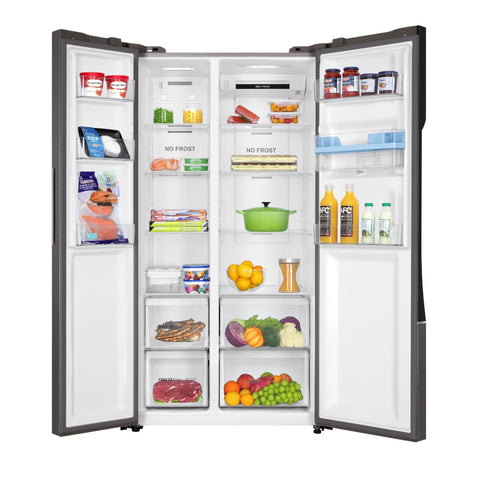 Mabe Refrigerador Side by Side Acero Inoxidable 18 Pies, (MSM544LMLSS0)