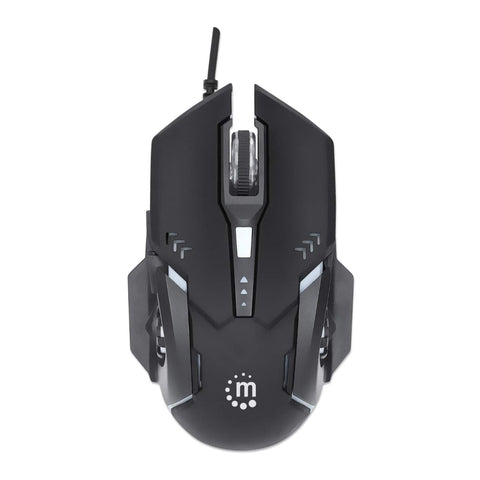 Manhattan Mouse Óptico Alámbrico LED Gaming (179256)