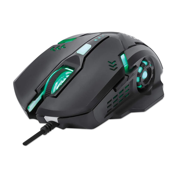 Manhattan Mouse Óptico Alámbrico LED Gaming (179256)