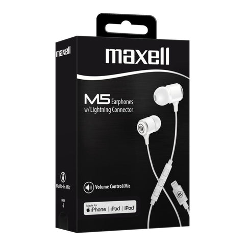 Maxell Audífonos Alámbricos en Oido Lightning