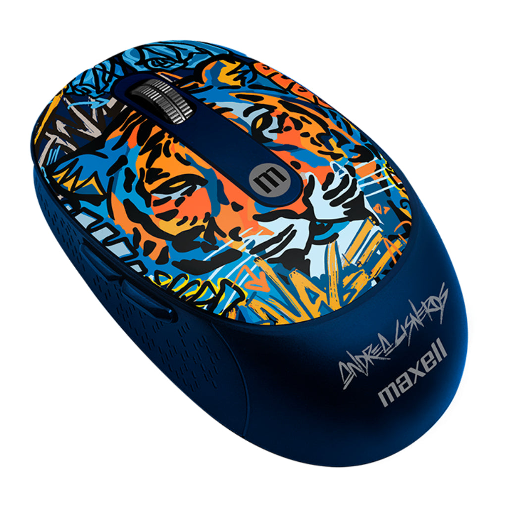 Maxell Mouse Inalámbrico Print Tigre, Mowl-320