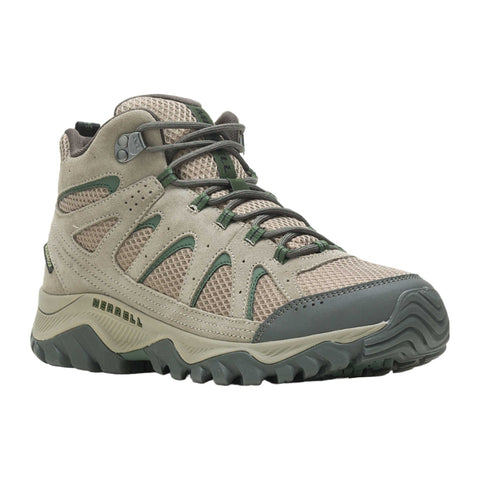 Merrell Zapatos para Hiking Oakcreek Mid WP Beige/Gris, para Hombre