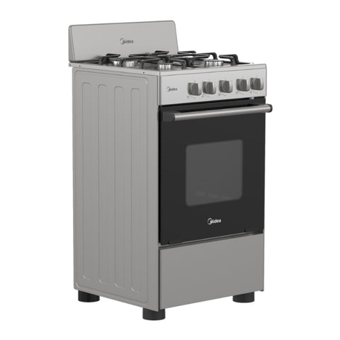 Midea Cocina de Gas 4 Quemadores 20" (MGS20F0BKAGG-CA)