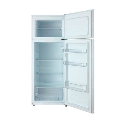 Midea Refrigeradora Top Mount 8 Pies Acero Inoxidable (MRTS08G2NDS-CA)