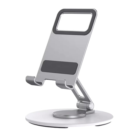 Miomu Soporte de Aluminio Giratorio 360° para Celular