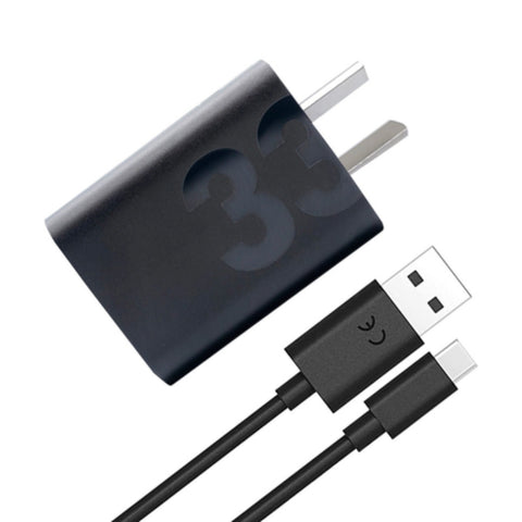 Motorola Cargador de Pared USB-C 33W con Cable