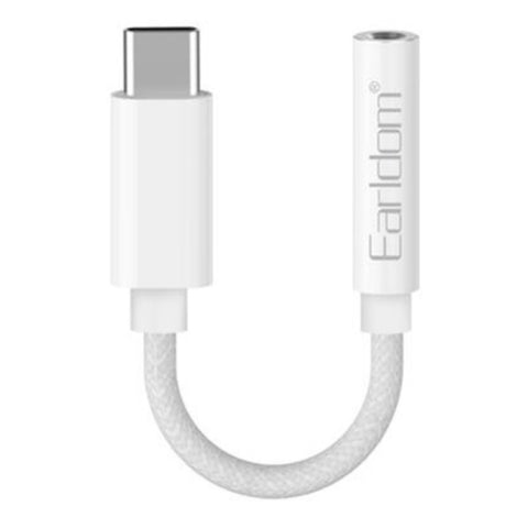 Earldom Cable Adaptador de USB Tipo C a 3.5mm, ET-OT69