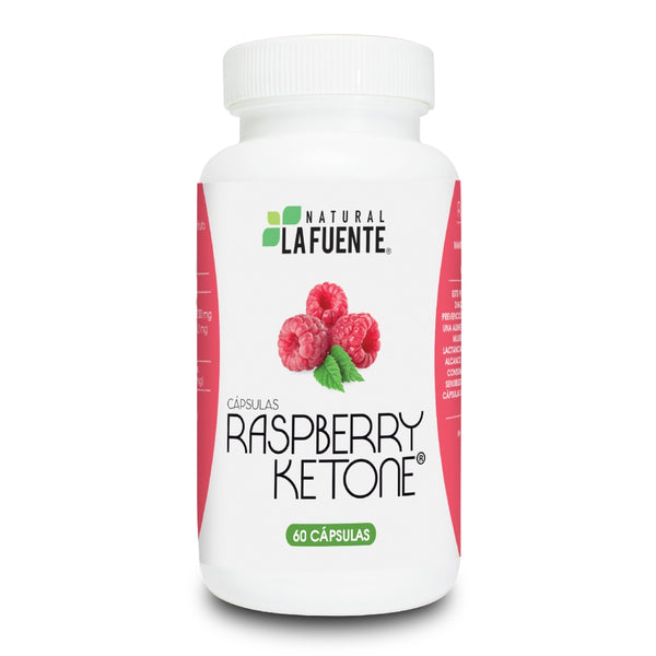 Natural La Fuente Suplemento Alimenticio Raspberry Ketone Control del Colesterol, 60 Cápsulas