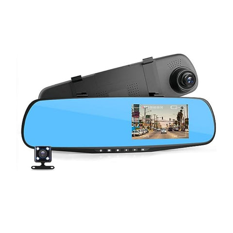 Neos Cámara de Video Grabadora para Carro con Espejo Retrovisor