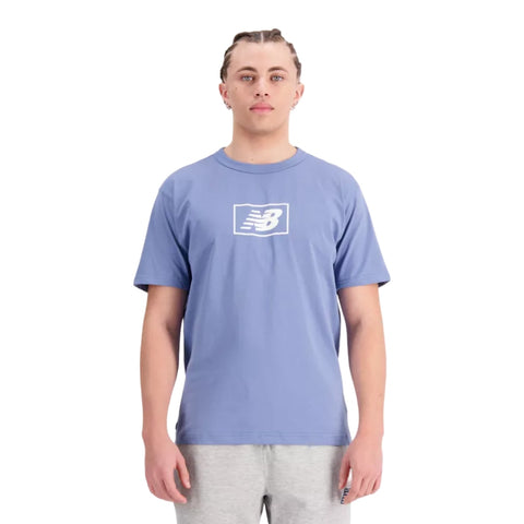 New Balance Camiseta NB Essentials Logo Mercuryb, para Hombre