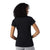 New Balance Camiseta NB Essentials Stacked Logo Tee Negro, para Mujer