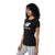 New Balance Camiseta NB Essentials Stacked Logo Tee Negro, para Mujer