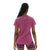 New Balance Camiseta Printed Impact Run Rosa Oscuro, para Mujer