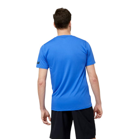 New Balance Camiseta Tenacity Graphic Azul Marino, para Hombre