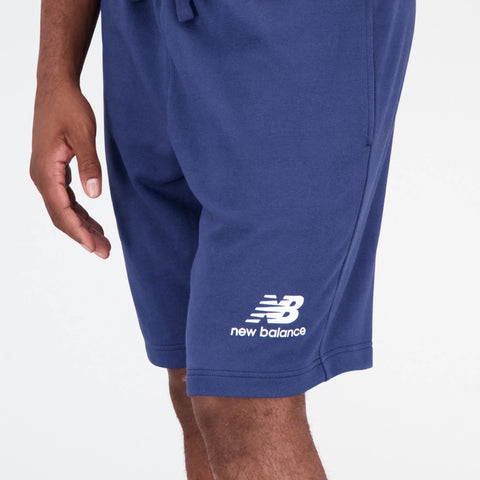 New Balance Short Essentials Stacked Logo French Azul, para Hombre