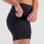 New Balance Short Q Speed Shape Shield 4" Negro, para Mujer