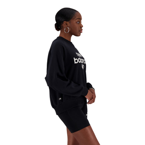 New Balance Sudadera Essentials Reimagined Archive Negro, para Mujer