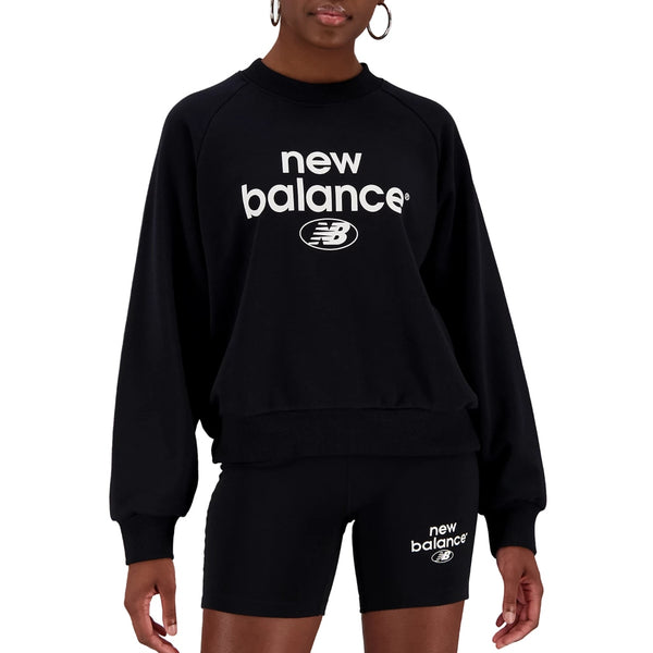 New Balance Sudadera Essentials Reimagined Archive Negro, para Mujer